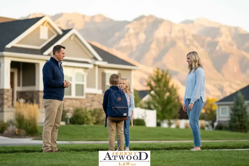 couple child custody case in utah