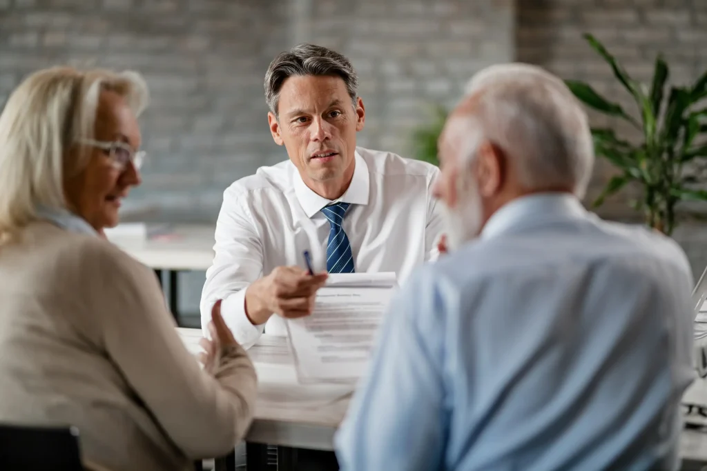 Elder abuse attorney consultation with elderly clients